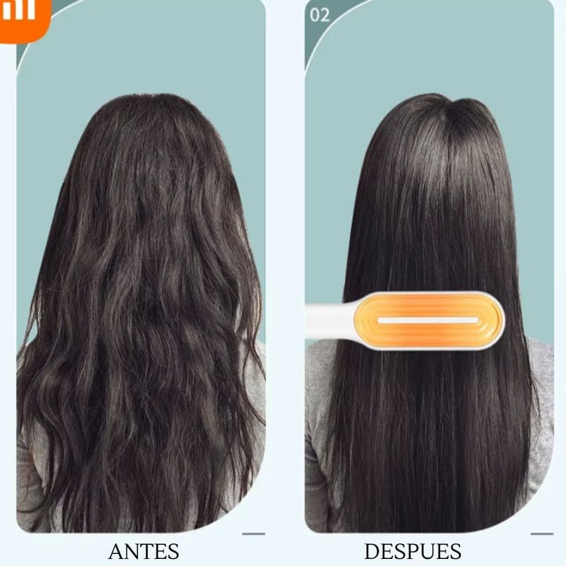 Cepillo Alisador 3 en 1 – Cabello Perfecto en Minutos